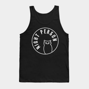 Night Person Tank Top